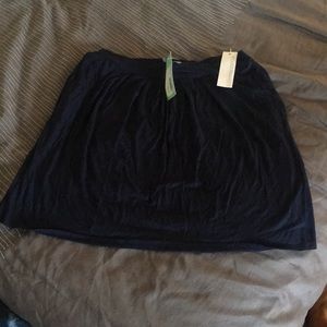 Navy blue skirt